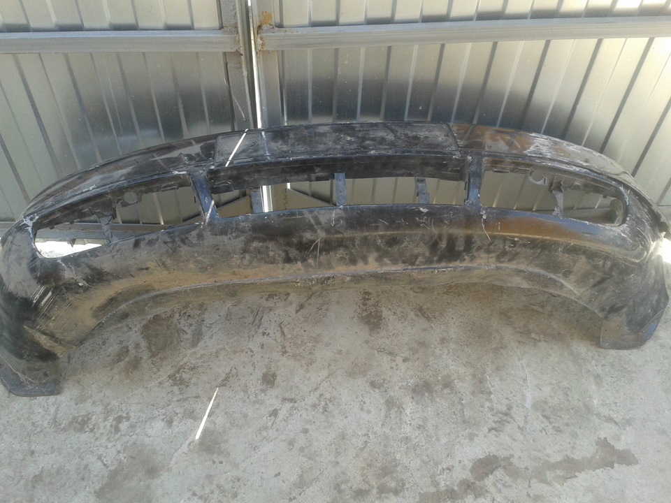 переделка бампера — Volkswagen Passat Variant (B3), 2 л, 1991 года ...