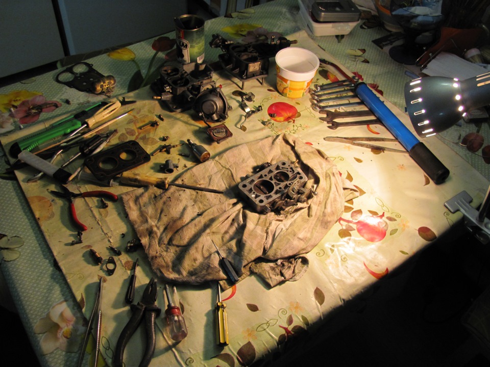 Чистка карбюратора 2105-1107010-10 — ЗАЗ 968, 1,2 л, 1987 года | своими ...