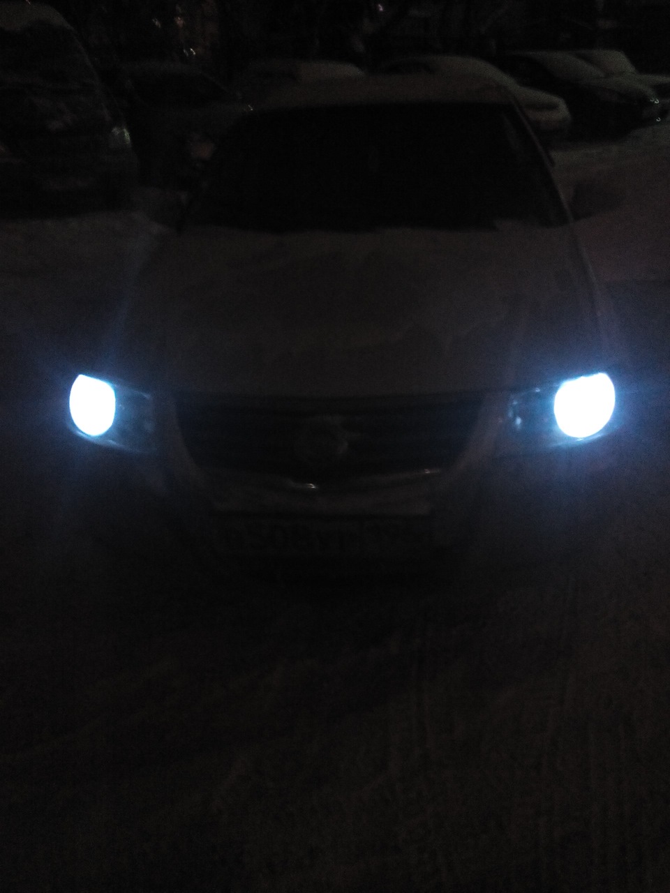 Диодные габариты — Nissan Almera Classic (B10), 1,6 л, 2010 года ...