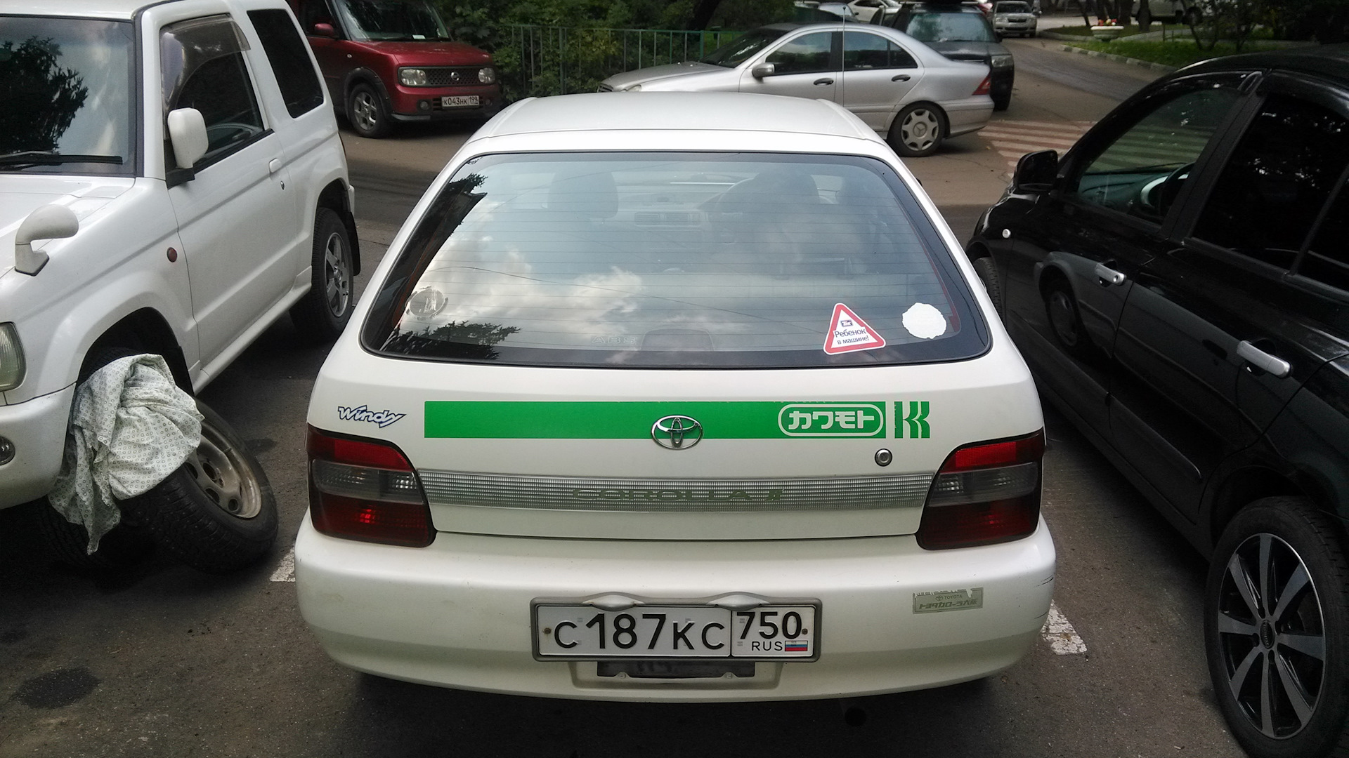 Toyota Corolla II (5G) 1.3 бензиновый 1999 | Настоящий японский цвет на  DRIVE2