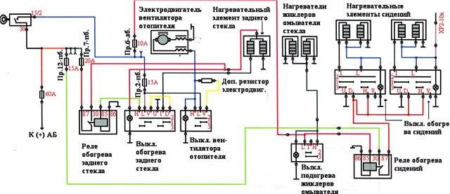 Реле газель подключение