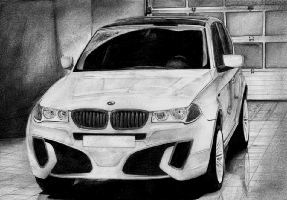 Как нарисовать bmw x8