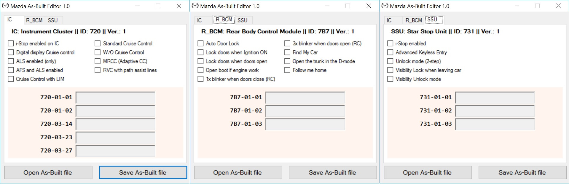 #21 — Mazda As-Built Editor — Mazda CX-5 (1G), 2,5 л, 2016 года ...