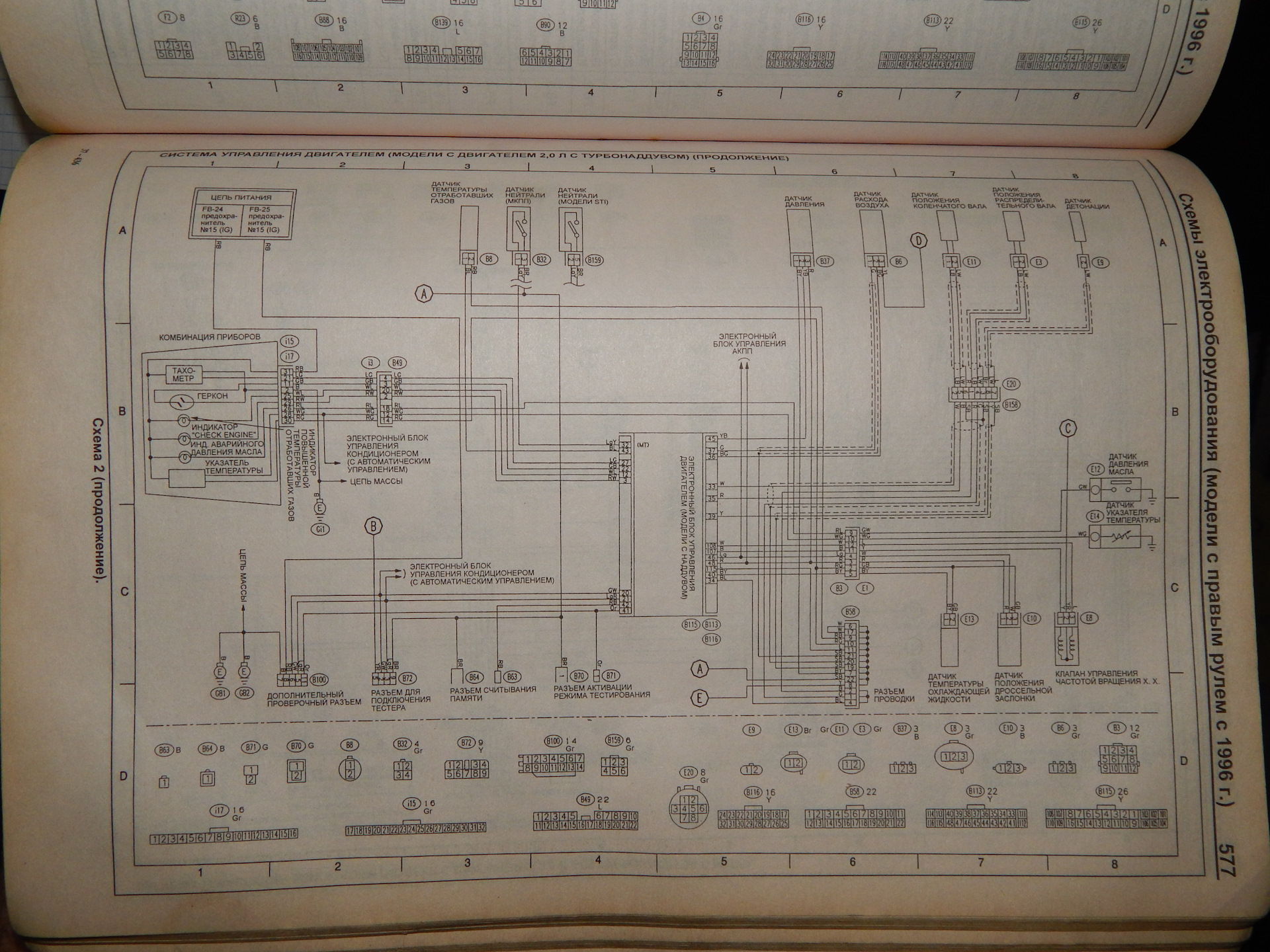 Электросхема легаси