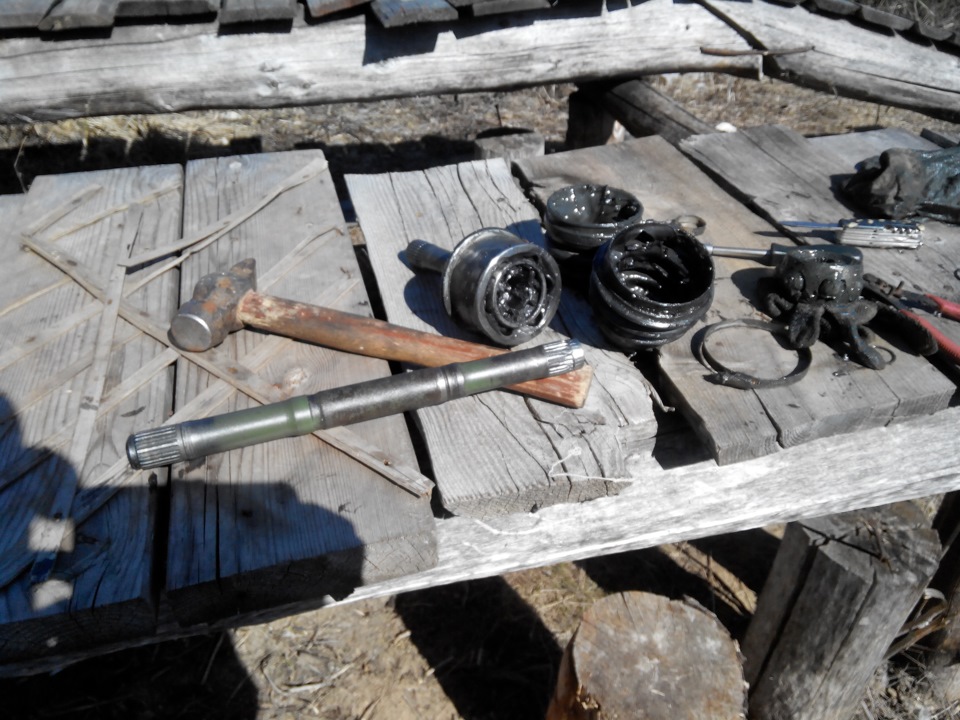 шлицы на полуоси — KIA Sportage (1G), 2 л, 2004 года | своими руками ...