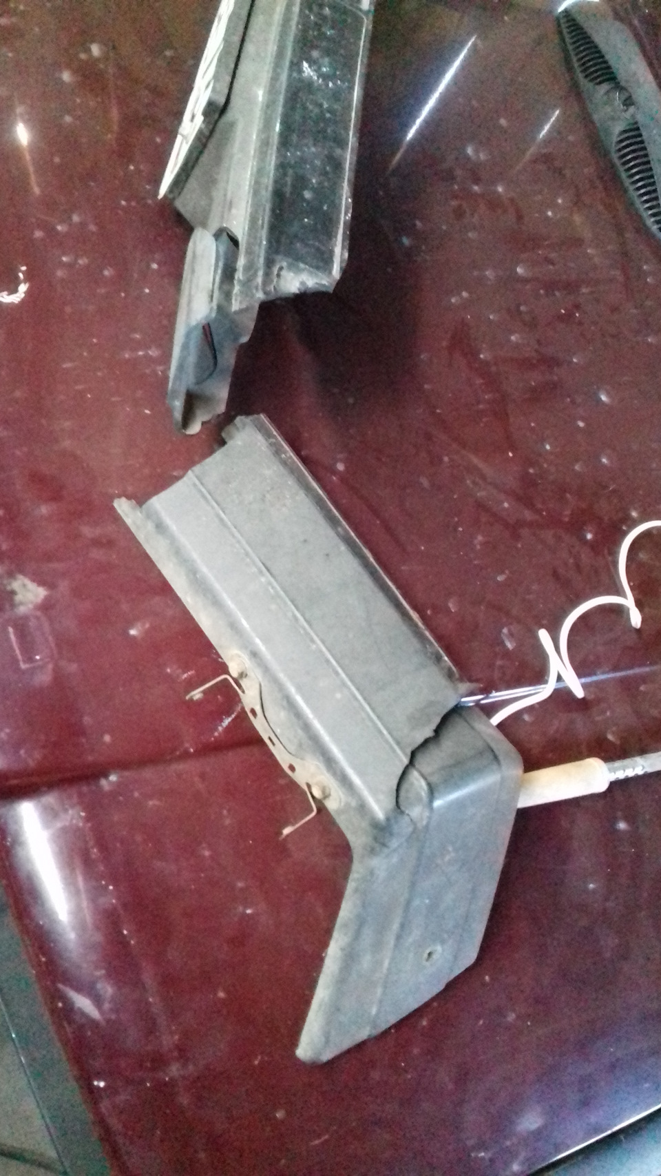 пайка бампера — LADA 21073, 1,5 л., 2007 года | кузовной ремонт | DRIVE2