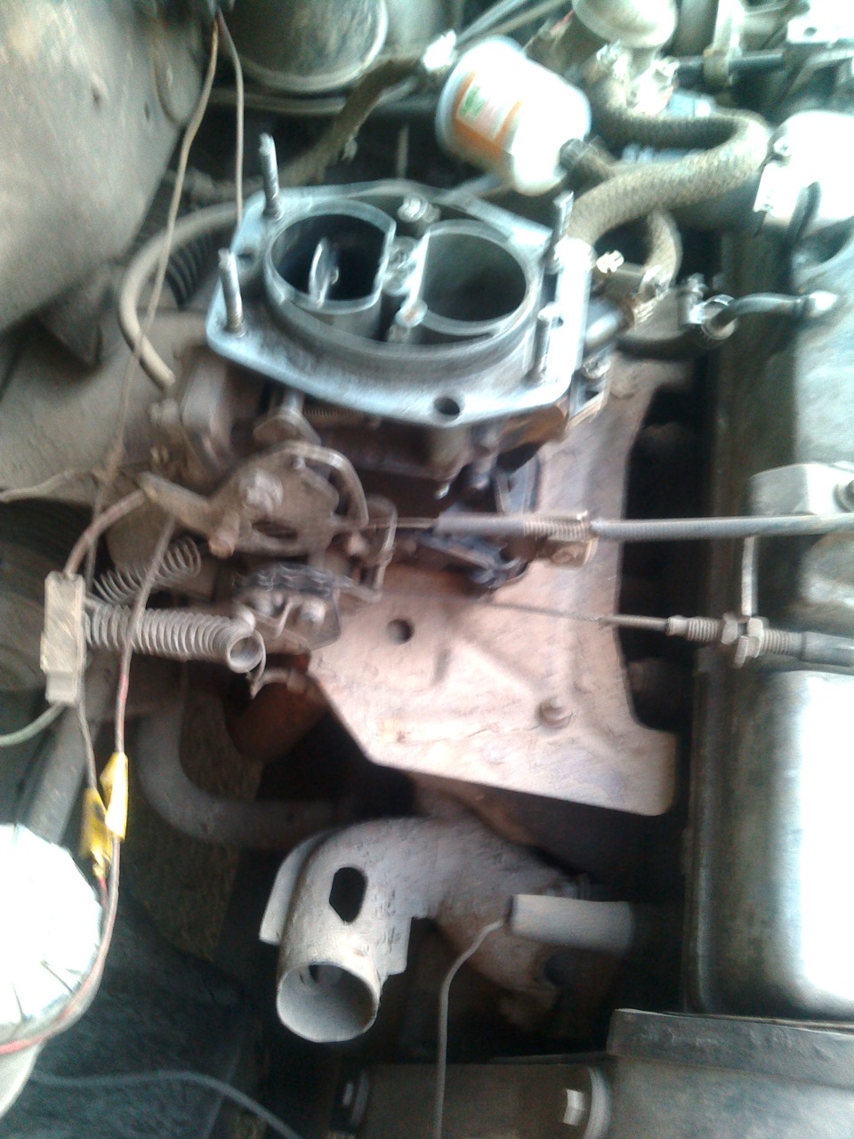 Замена прокладки приемной трубы! — Lada Baltic, 1,3 л, 1999 года ...