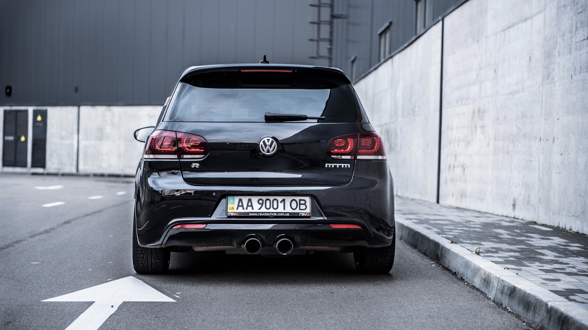 Golf 6 r черный