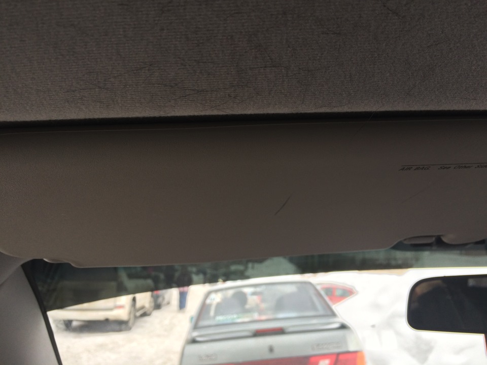 Замена водительского козырька — Hyundai Getz, 1,4 л, 2007 года | своими ...