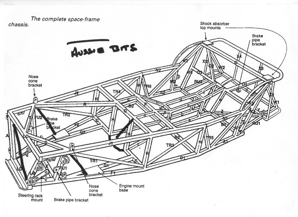 Lotus 7 чертежи