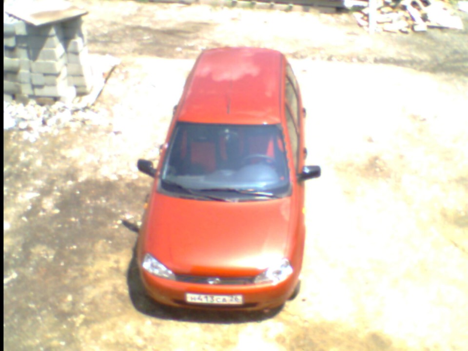сфоткал телевизор — Lada Калина Универсал (1G), 1,6 л, 2012 года ...
