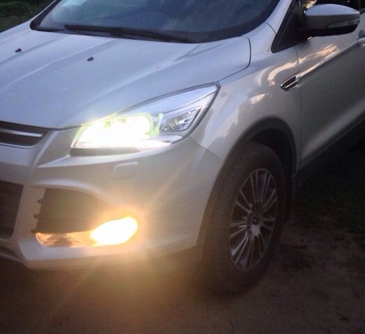Фары Куга — Ford Kuga (2G), 1,6 л, 2013 года | наблюдение | DRIVE2