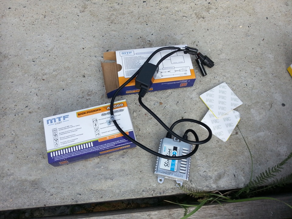 Установка ксенона MTF-Light Slim Line с цоколем H27 (4300к) в ...