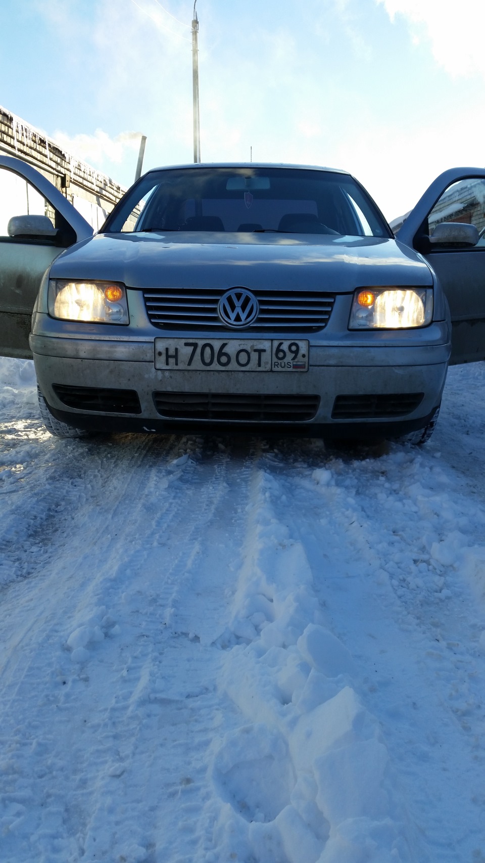 #8 Установка губы на передний бампер — Volkswagen Jetta IV, 1,8 л, 2002 ...