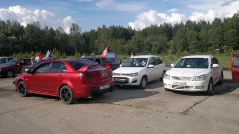 Встреча DRIVE2 (Коряжма — Котлас) — Mitsubishi Lancer X, 1,5 л, 2007 ...