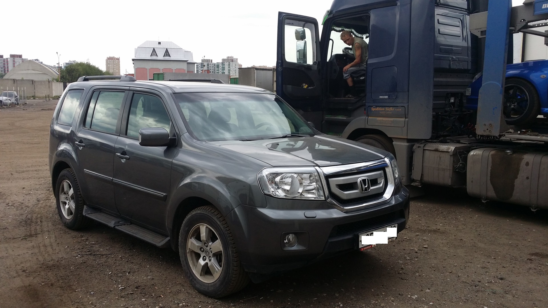 Honda Pilot (2G) 3.5 бензиновый 2010 | Nimbus Grey Metallic на DRIVE2