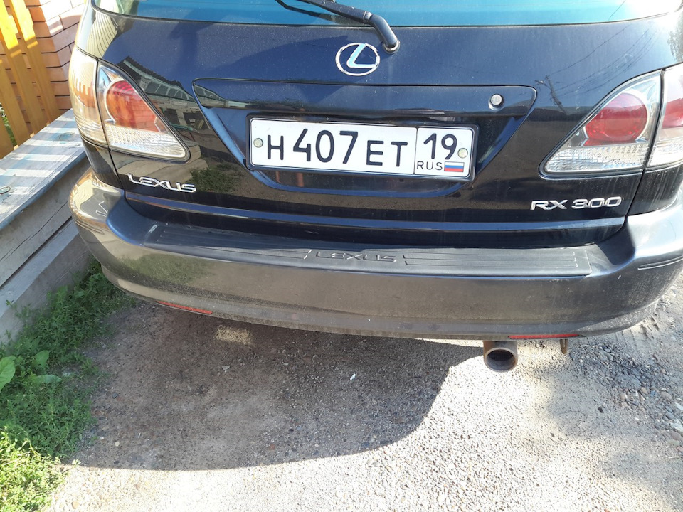 Как снять задний бампер тойота харриер Накладка на задний бампер - Toyota Harrier (1G), 2,2 л, 1998 года стайлинг DRIVE