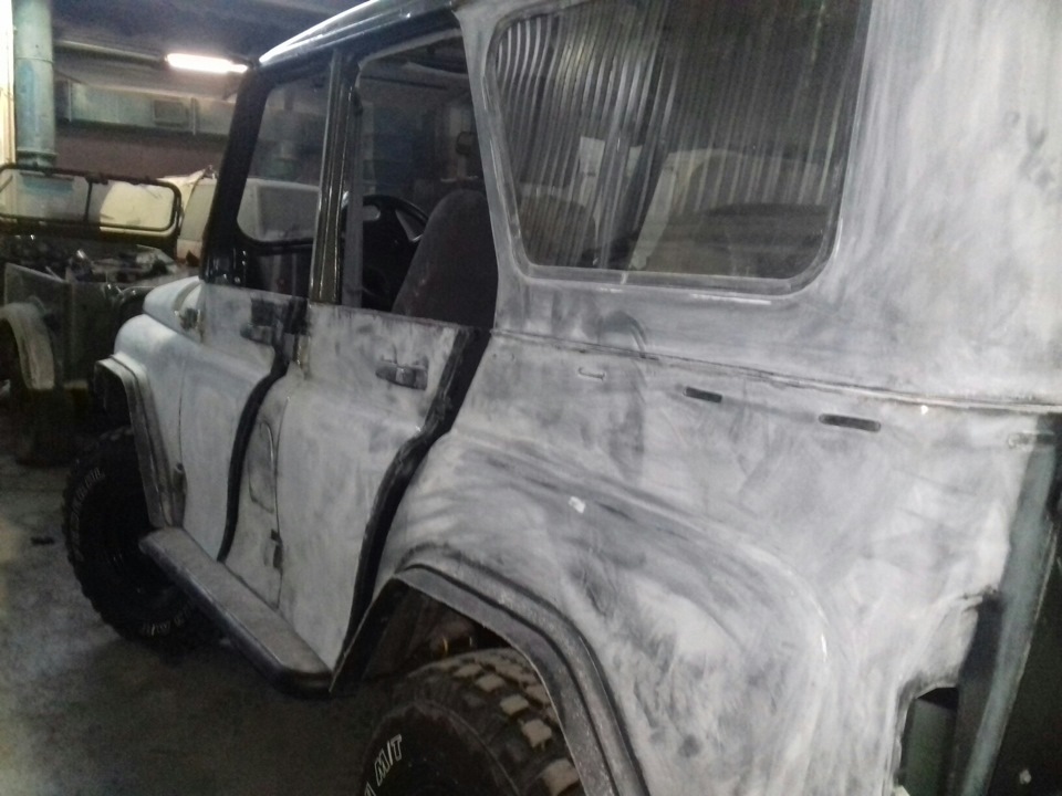 Снова готовим очередной уаз к покраске Раптором — DRIVE2