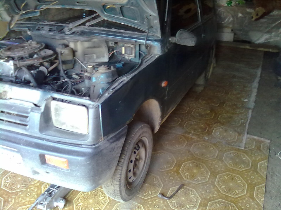 замена сцепления — Lada 11113 Ока, 0,7 л, 2001 года | фотография | DRIVE2