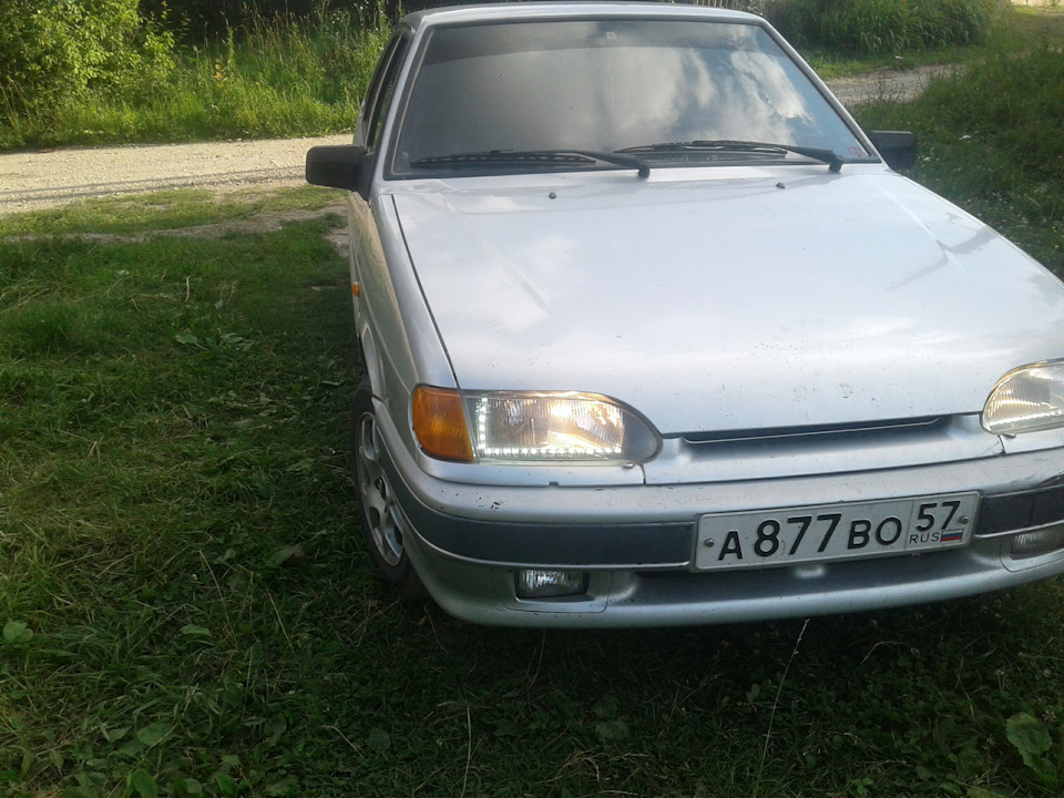 Audi style или доработки с фарами ваз 2114. — Lada 2115, 1,6 л, 2007 ...
