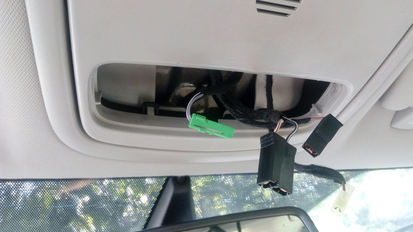 Подключение регистратора и радара к плафону — Ford Galaxy (Mk III), 2 л ...