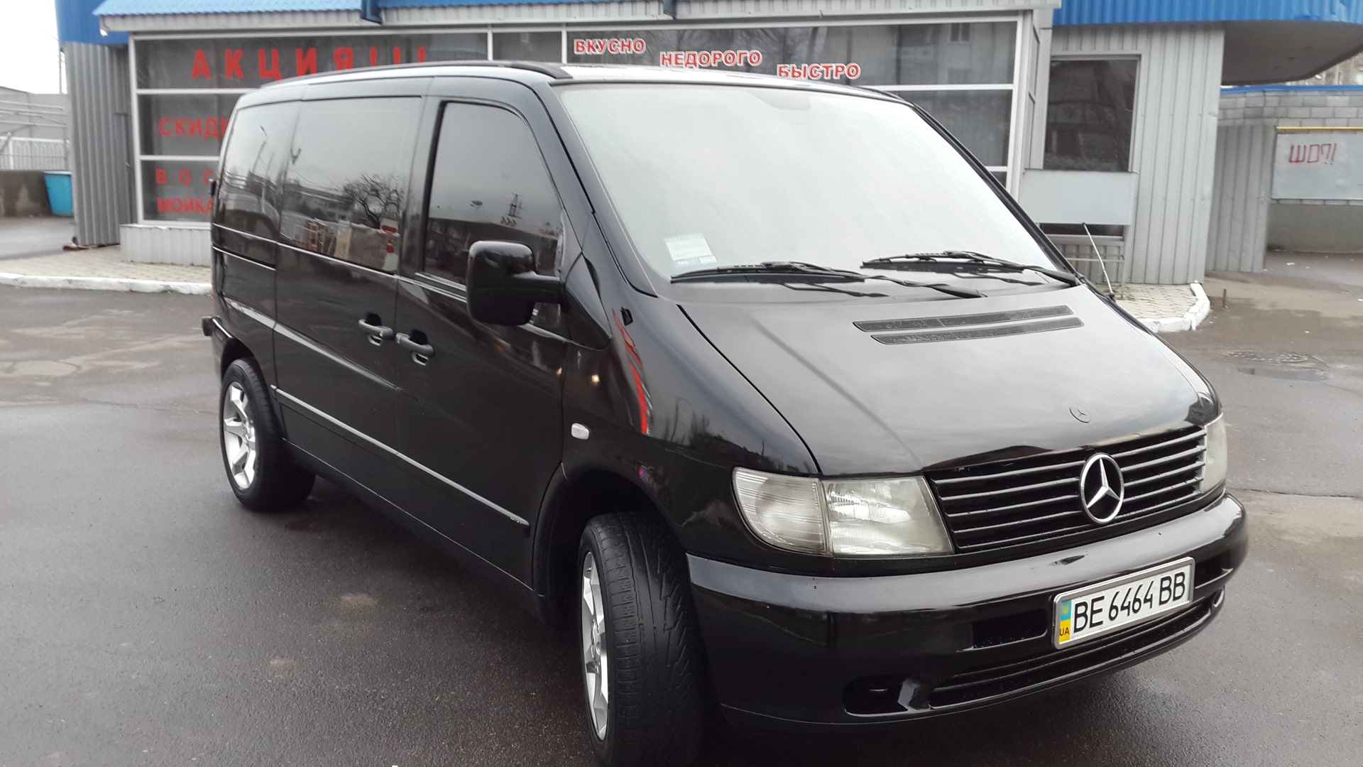 Mercedes-Benz Vito (1G) 2.2 дизельный 2001 | Черный Мерин на DRIVE2