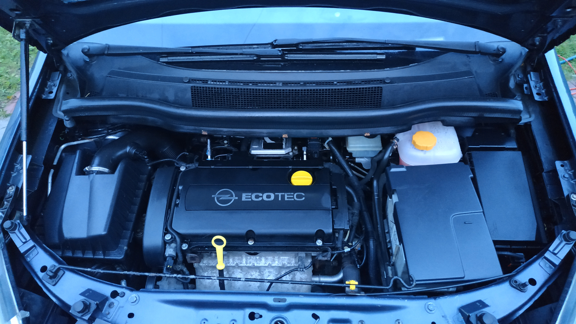 010 Предупреждение уровня расширительного бачка. Проблема механическая. — Opel Zafira B, 1,8 л