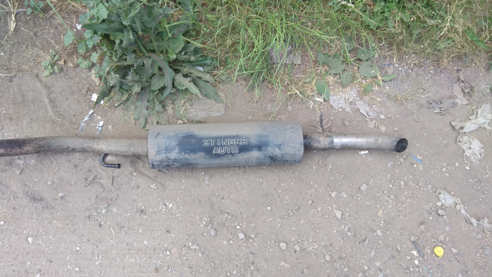 Стоковый глушитель приора, брак? — Lada Приора седан, 1,6 л, 2008 года ...