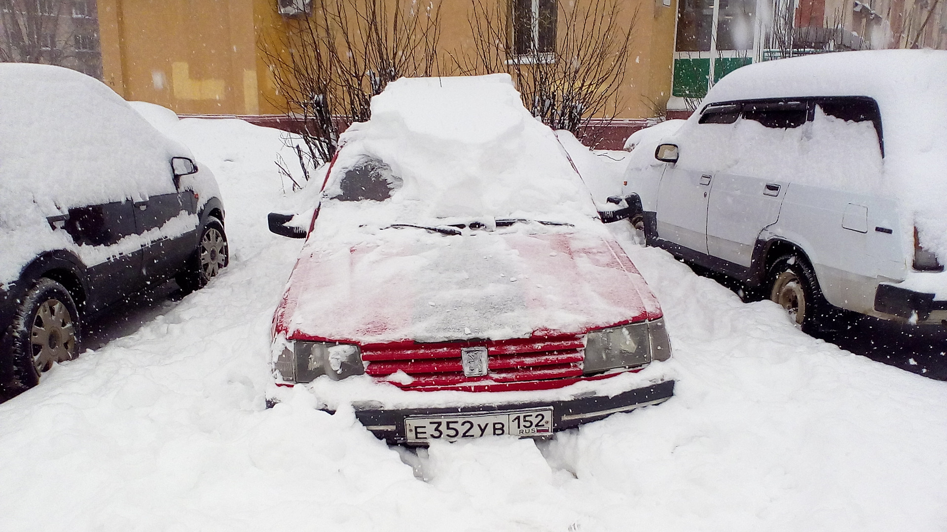 Всю зиму простояла под снегом. — Peugeot 309, 1,1 л, 1993 года | просто так  | DRIVE2