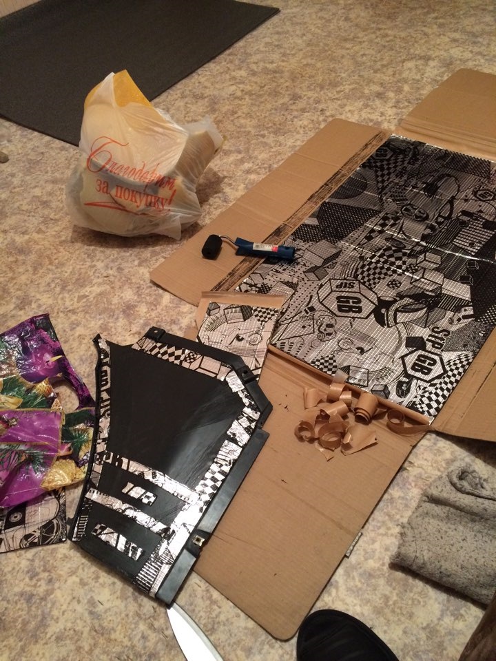 Решил проклеить пластик багажника ваз 2114 — Lada 2114, 1,5 л, 2004 ...