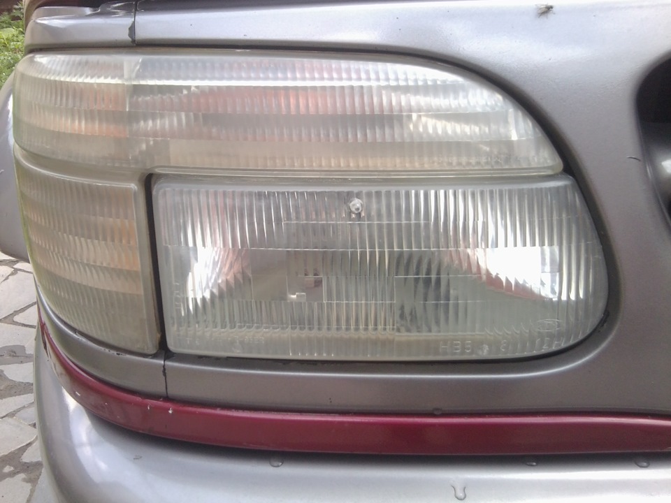 Полировка фар зубной пастой (Правая) — DRIVE2