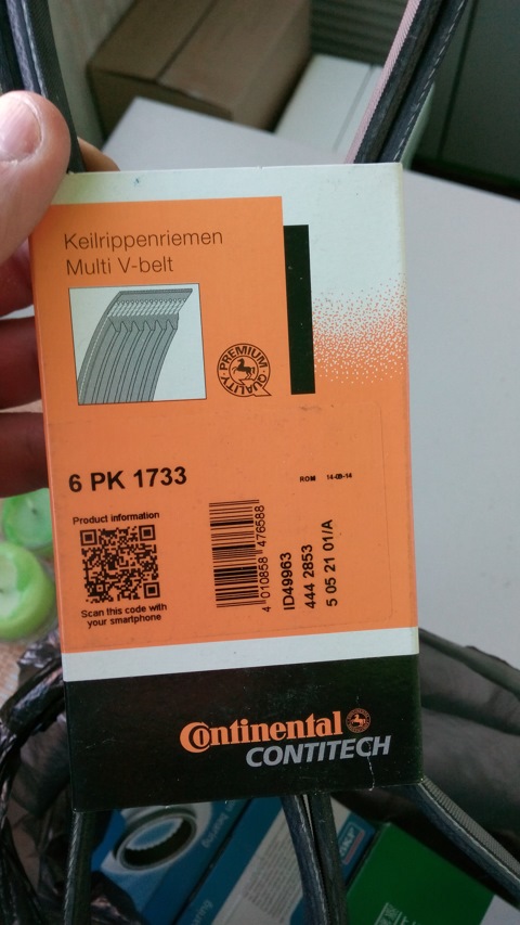 6PK1733 ПОЛИКЛИНОВЫЙ РЕМЕНЬ 6 PK 1733 CONTITECH | Запчасти на DRIVE2