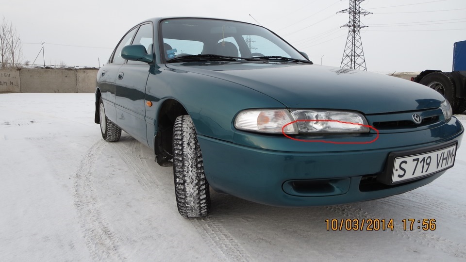 Регулировка света фар — Mazda 626 IV (GE), 2 л, 1992 года | визит на ...