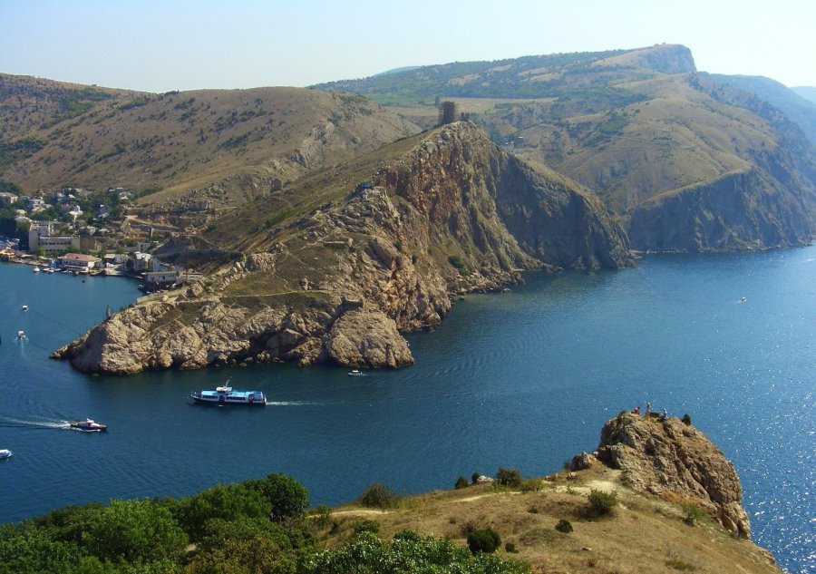 Балаклавская бухта вид с моря