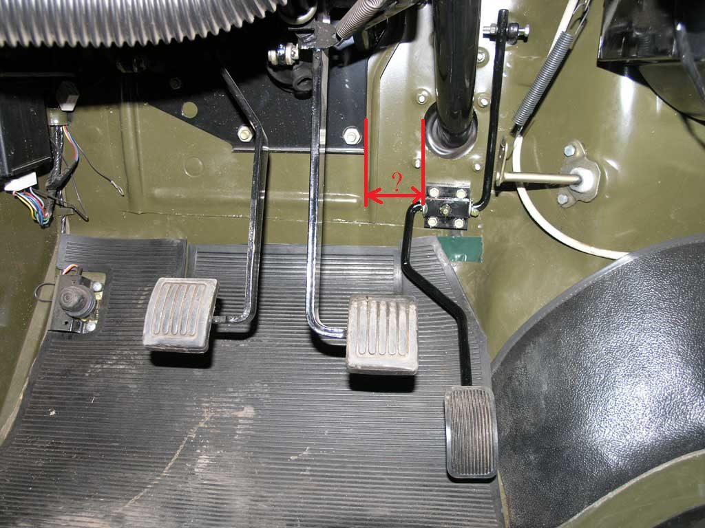 Переделка педального узла уаз 469