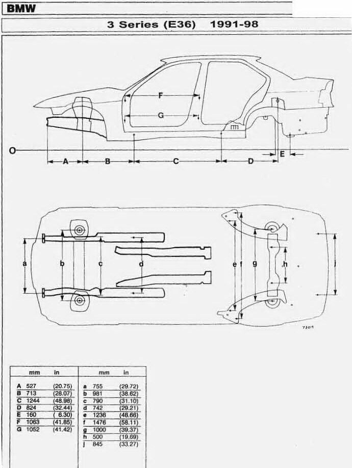 Чертеж геометрии bmw е61 Распорка - BMW 3 series (E36), 2,5 л, 1991 года тюнинг DRIVE2