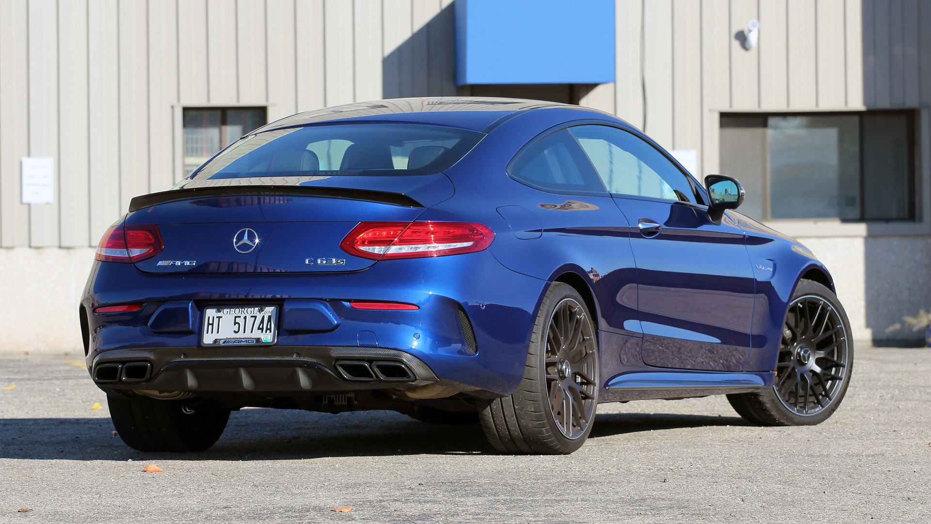 Mercedes c63s AMG Coupe Black