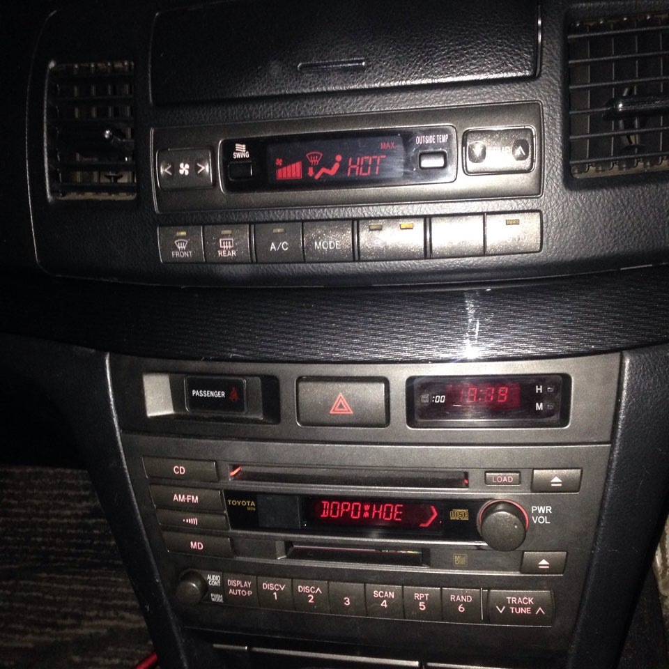 Фотографии переделанной магнитолы — Toyota Mark II Blit, 2,5 л, 2002 ...