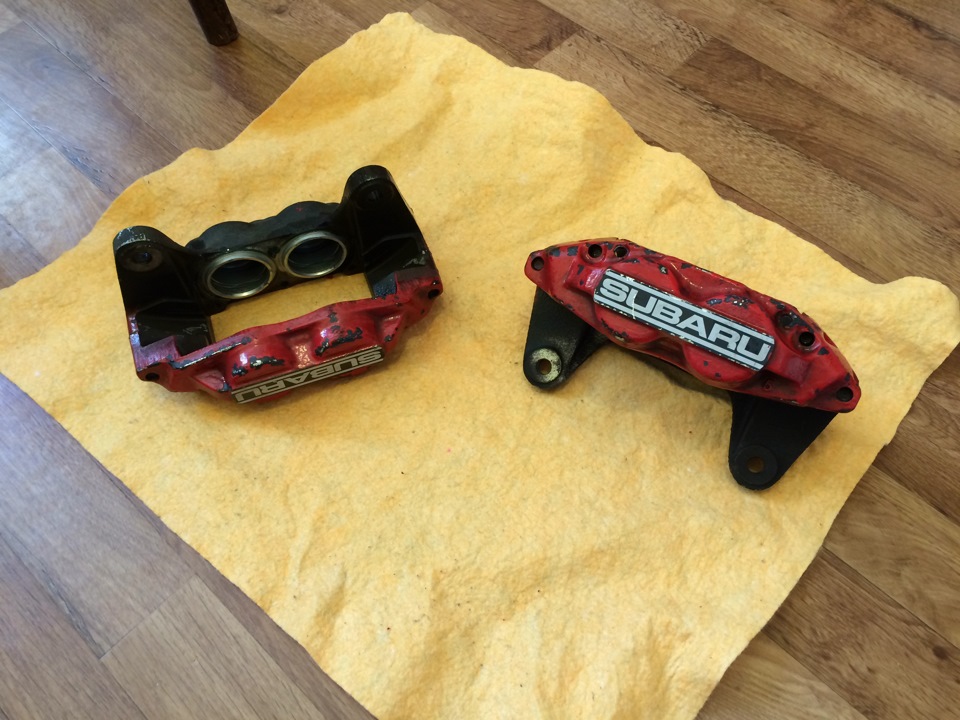 Замена тормозных суппортов и сопутсвующие работы. — Subaru Impreza (GJ ...