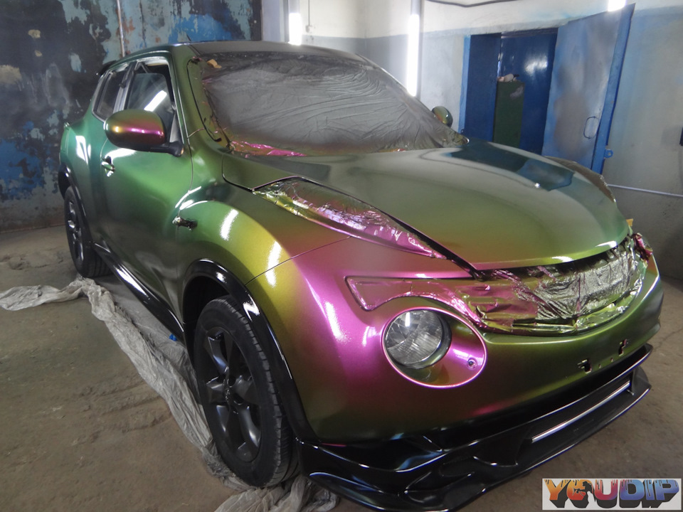 Nissan Juke фиолетовый металлик