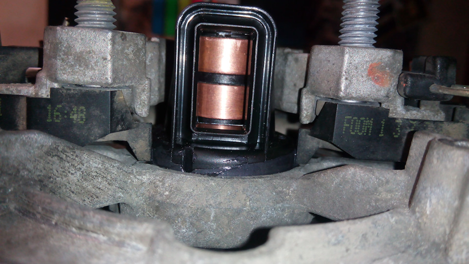 Правильное положение токосъемников. — Volkswagen Golf Mk4