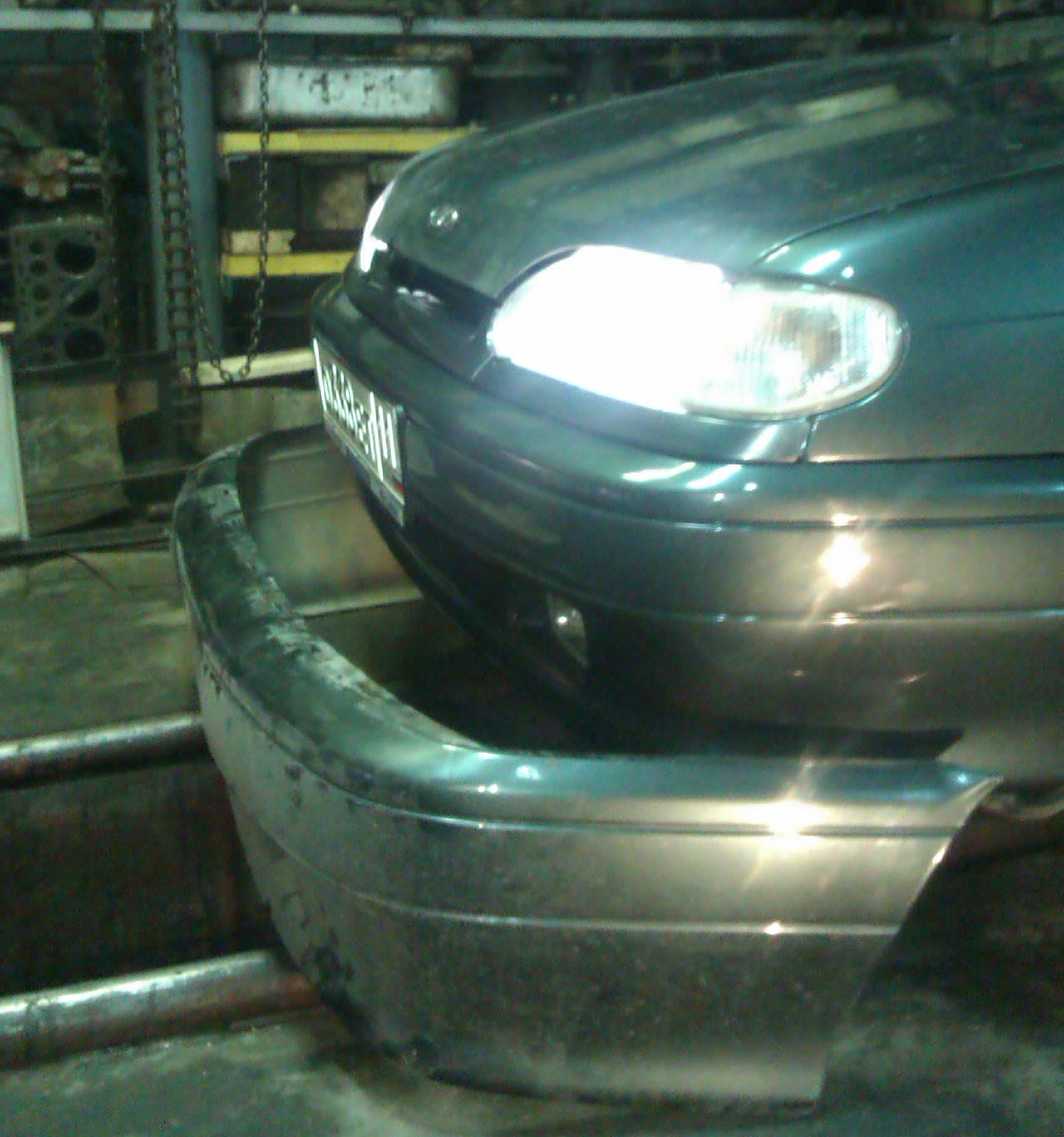 Замена бампера + Установка противотуманок — Lada 2114, 1,6 л, 2011 года ...