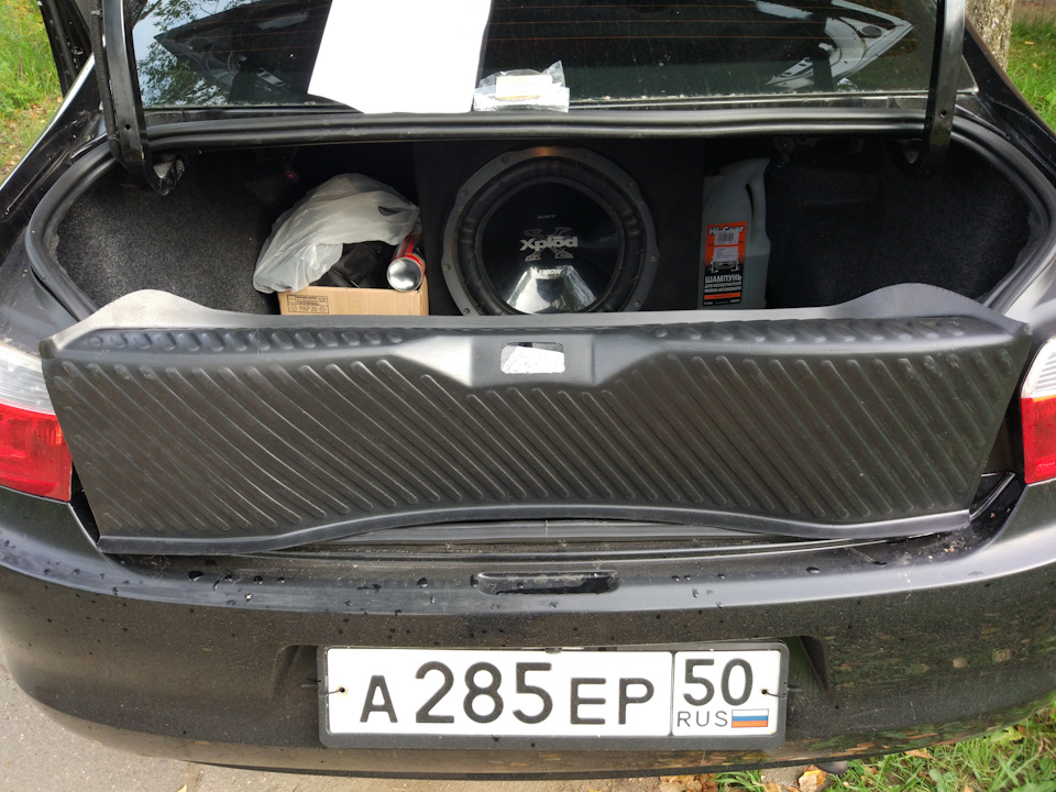Накладка на ступеньку багажника — Citroen C-Elysee, 1,6 л, 2013 года ...
