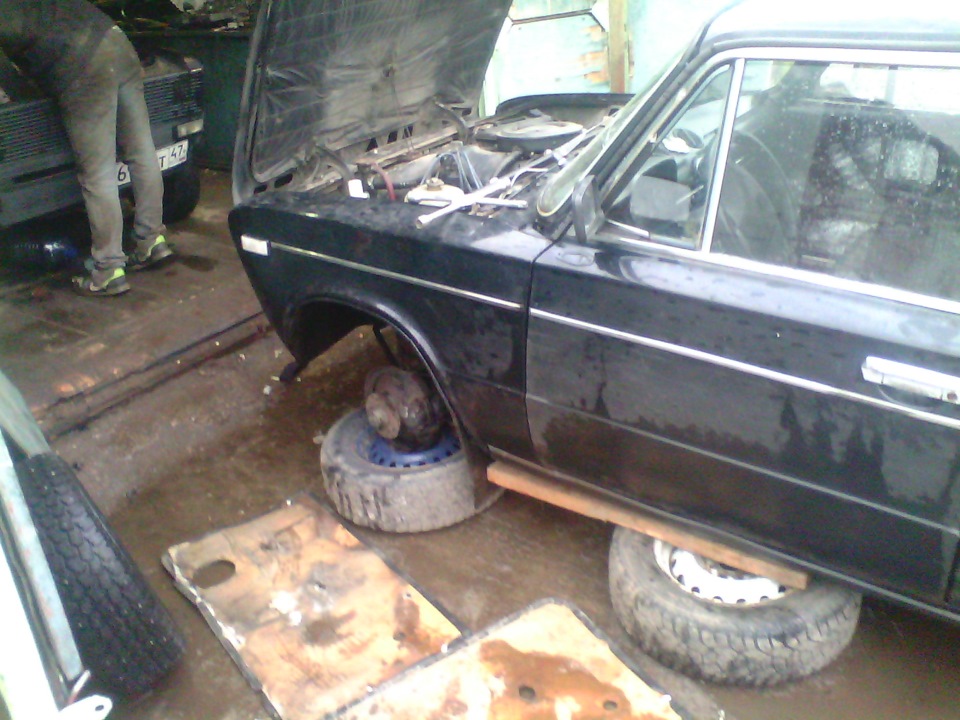 прокачка тормозов + зимняя резина — Lada 2106, 1,3 л, 1991 года ...