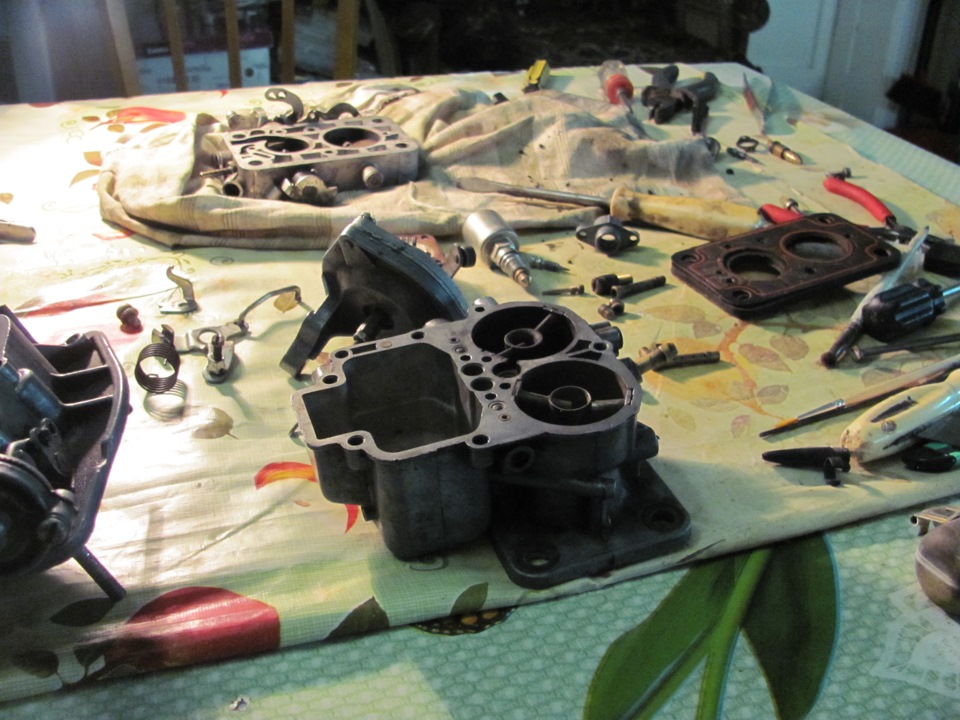 Чистка карбюратора 2105-1107010-10 — ЗАЗ 968, 1,2 л, 1987 года | своими ...