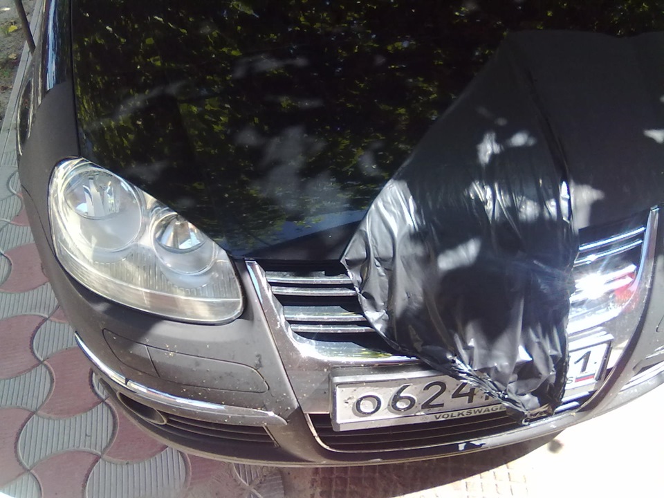 Защита ЛКП, снятие. — Volkswagen Jetta V, 1,6 л, 2010 года ...