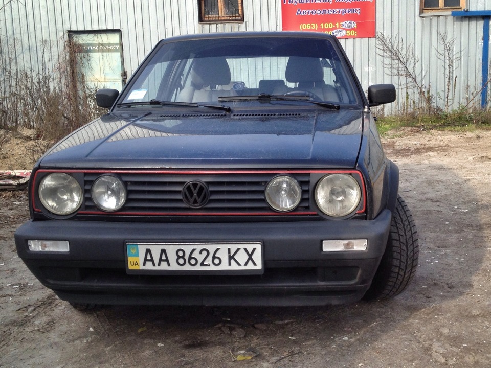 Неповерите! :-) — Volkswagen Golf Mk2, 1,8 л., 1989 года | шины | DRIVE2