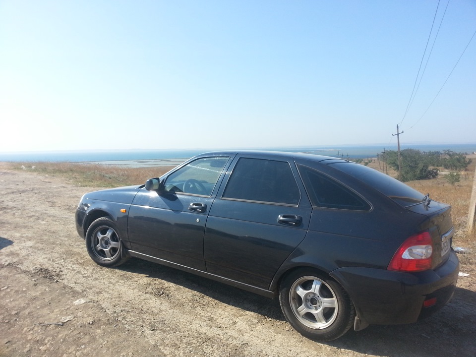 Полоска на лобовое. — Lada Приора хэтчбек, 1,6 л, 2008 года | стайлинг ...
