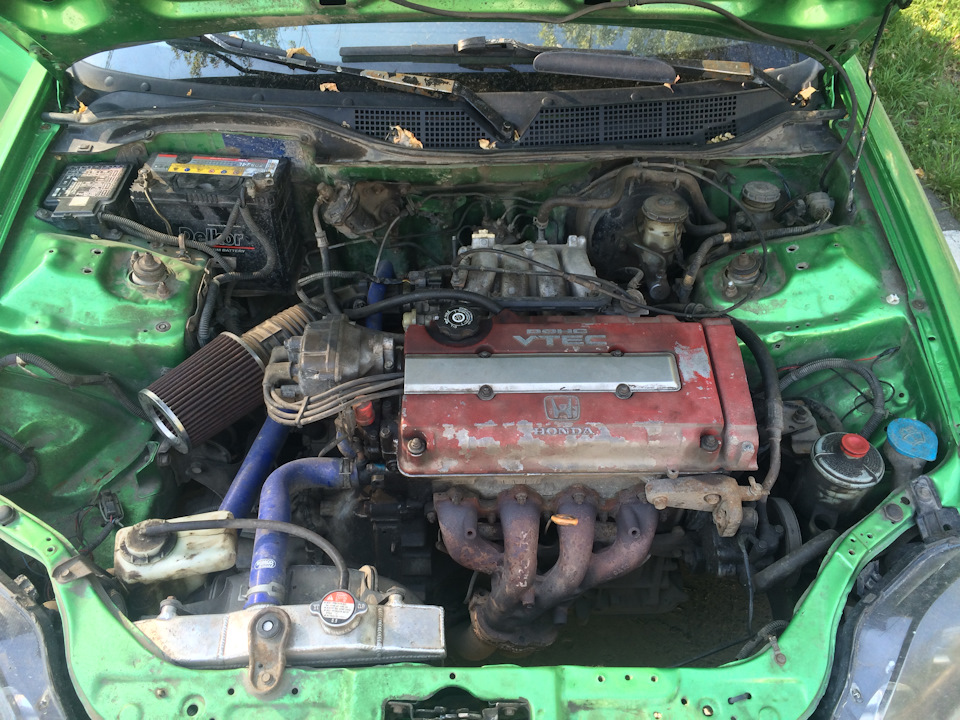 Клапанная крышка — Honda Civic Hatchback (6G), 2 л, 1997 года | своими ...