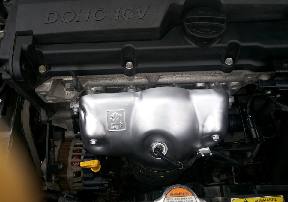 Красота под капотом — KIA Rio 5-door (2G), 1,4 л, 2010 года | своими ...